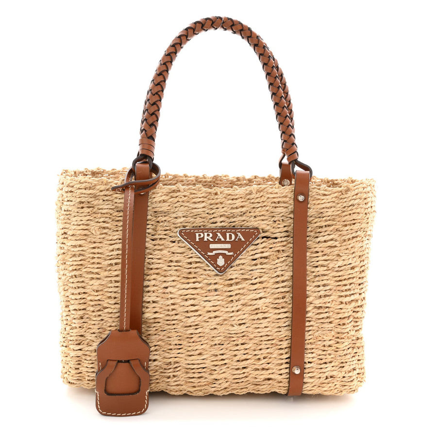 Prada Mais Vitello Tote Naturale Cognac – PRELOOV